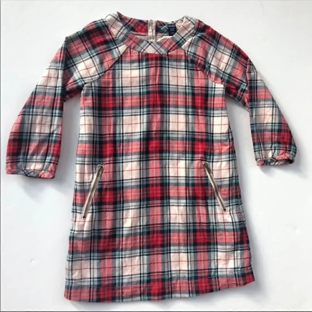 baby gap christmas dress Baby Gap Plaid Holiday Dress & Bloomer Sweet Pea & Teddy